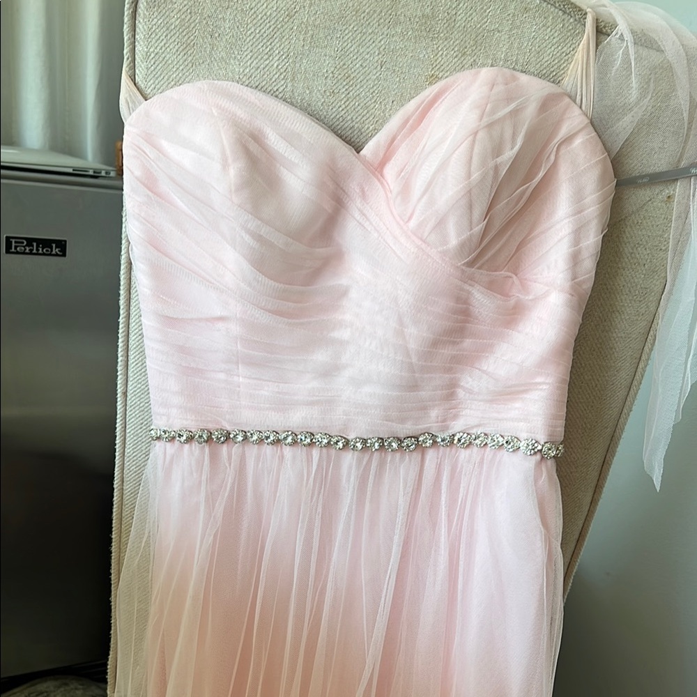 Pink Sweetheart Strapless Gown for Prom/Wedding/Shower